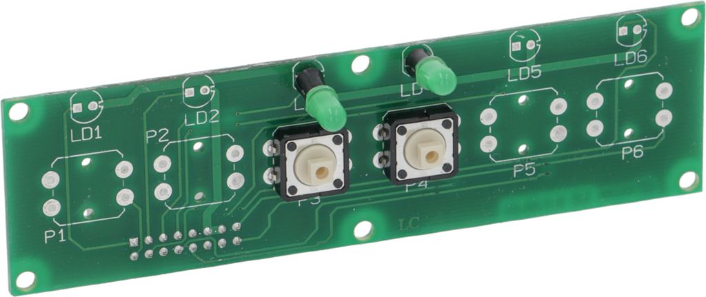 PUSHBUTTON STRIP SAP MI GREEN LEDS - product photo
