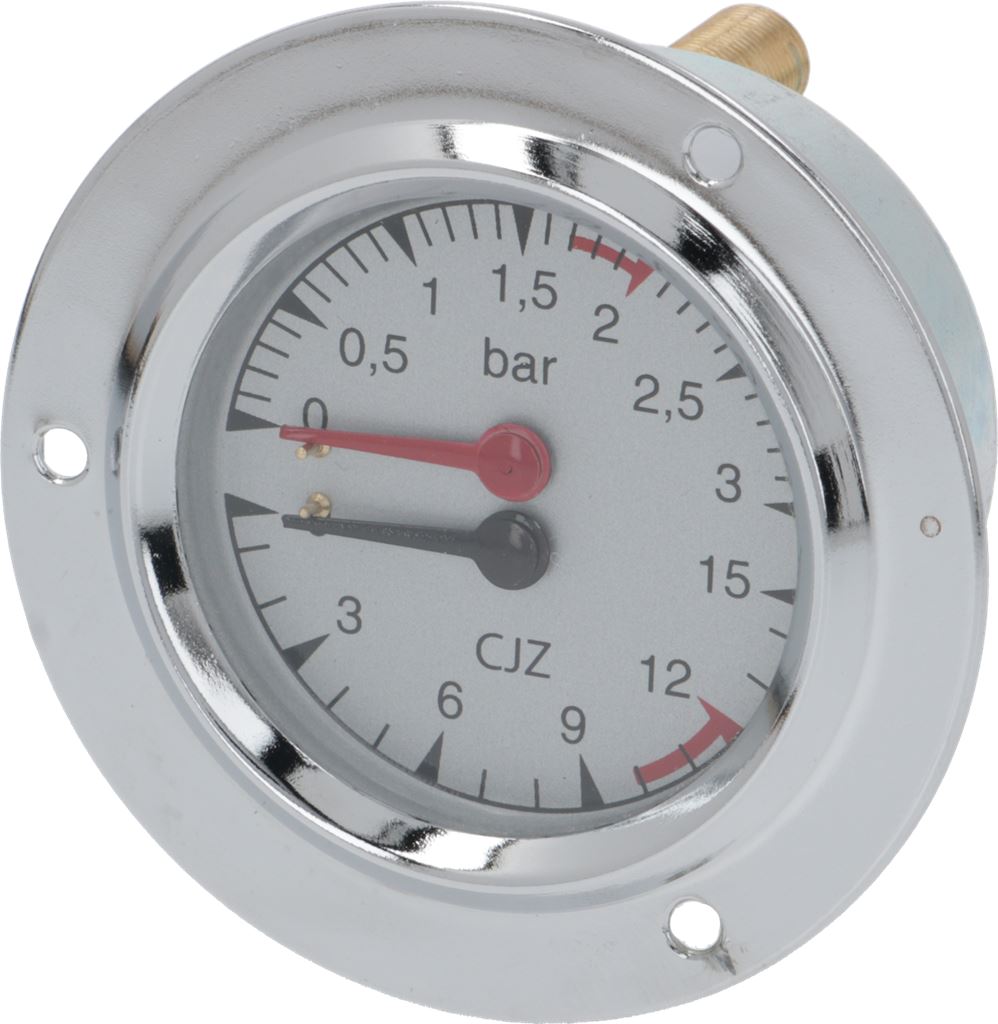 DUAL PRESSURE GAUGE 3/16 BAR - product photo