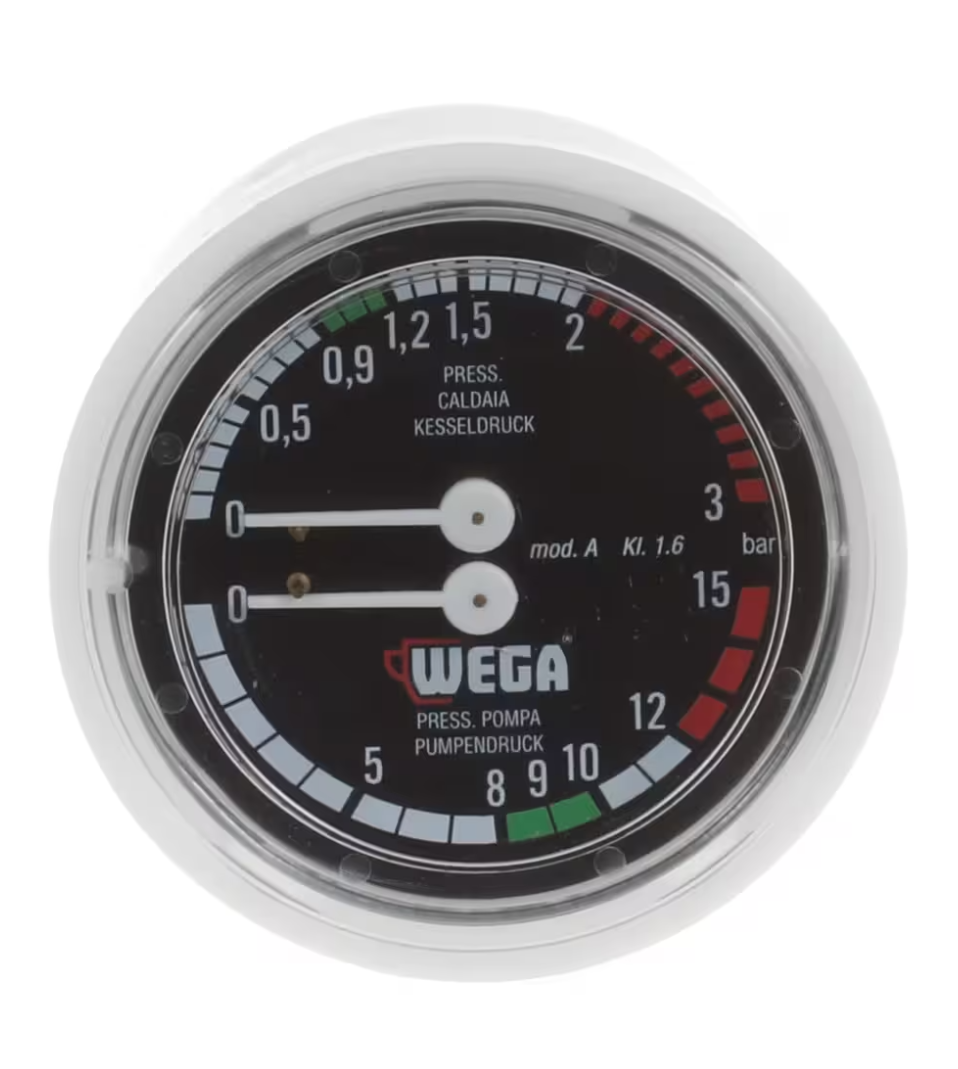 WEGA PRESSURE GAUGE FOR BOILER/PUMP ø 63 mm