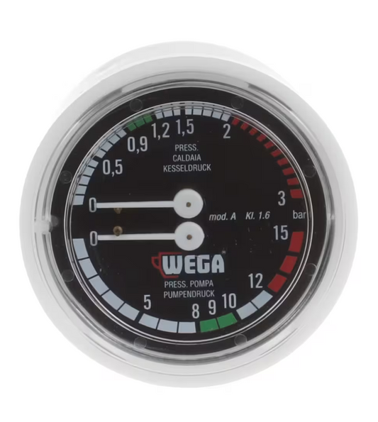 WEGA PRESSURE GAUGE FOR BOILER/PUMP ø 63 mm