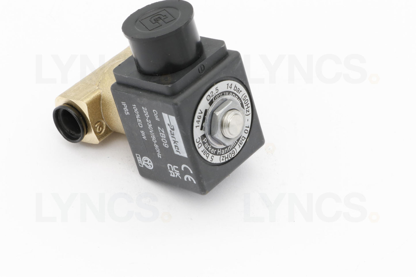 SOLENOID VALVE PARKER 2-WAY 230V 50/60Hz