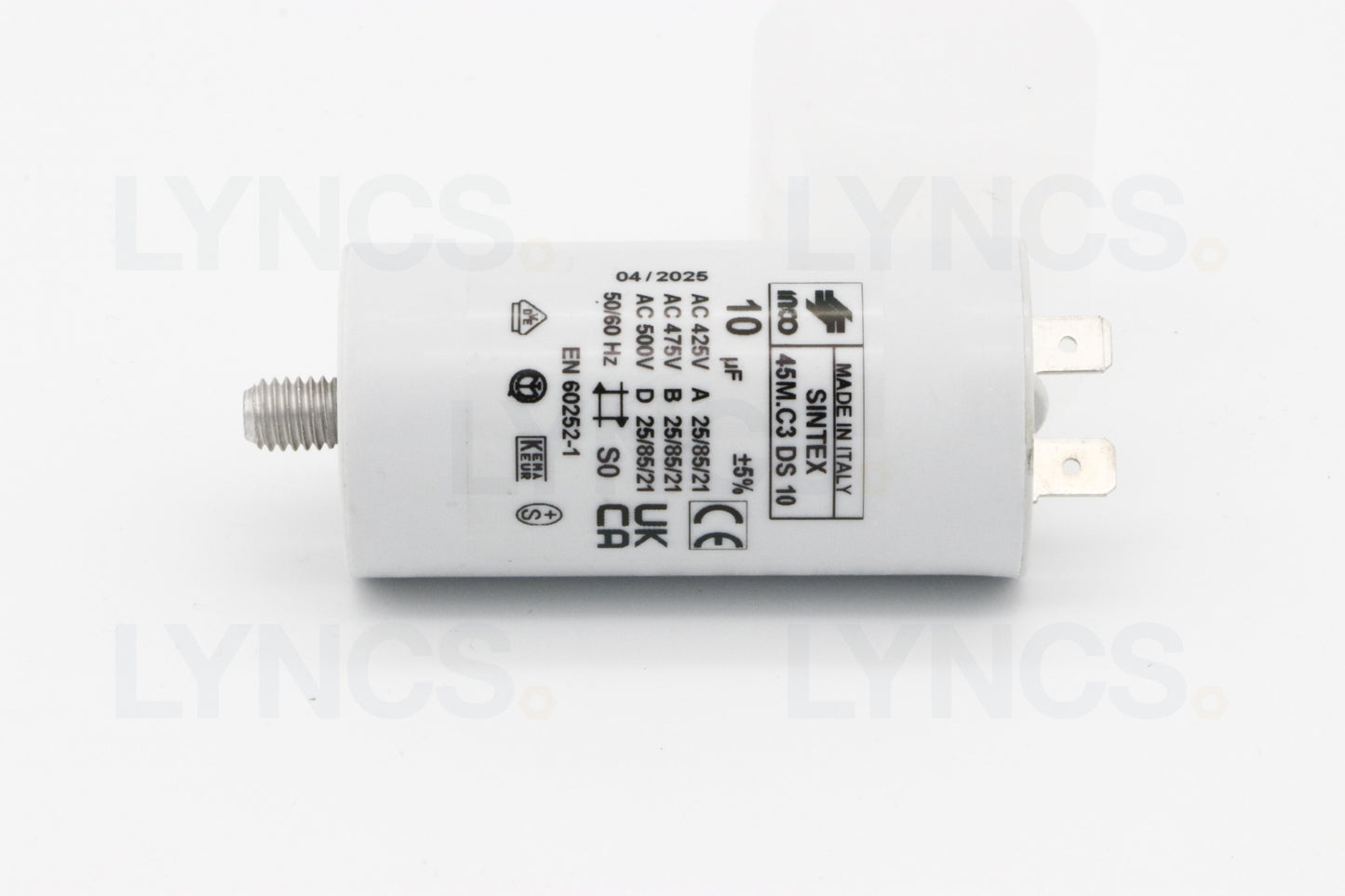 MOTOR CAPACITOR 165W 10MF - product photo