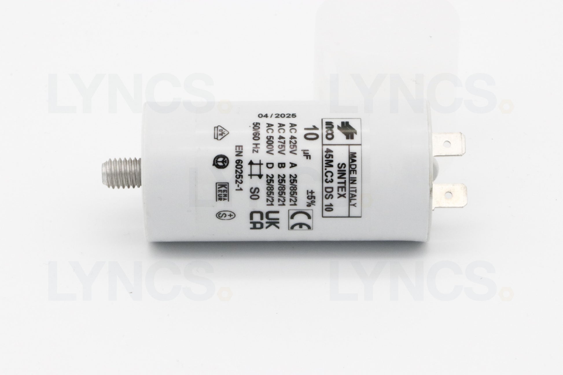 MOTOR CAPACITOR 165W 10MF - product photo
